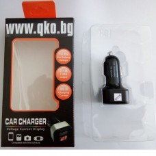 Универсално USB зарядно за запалка за автомобил с 2 USB порта адаптор Универсално USB зарядно за запалка за автомобил с 2 USB порта адаптор